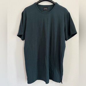 CUTS Split-Hem Shirt Mens Size XL Short Sleeve Crewneck Casual